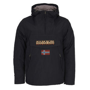 Nuovo Da Uomo Napapijri Foresta Pluviale Inverno Tasche Giacca - Blu Marine