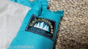 VTG EDDIE BAUER KARAKORAM MUMMY LONG SLEEPING BAG DOWN FILLED RIPSTOP NYLON
