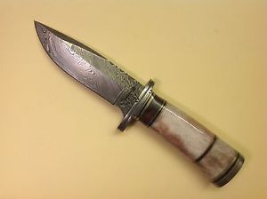 Custom Damast Jagdmesser von Antonio Banderas