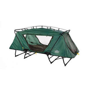 Kamp Rite Oversize Tent Cot & Rainfly XL Camping Bed Shelter Portable Single 1 P