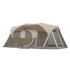 Coleman WeatherMaster 6 Person 11 x 9 ft Screen Room Tent Outdoor Camping E-Port