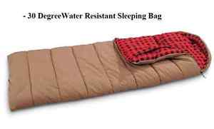 Sleeping Bag Hunting Camping Canvas Waterproof Survival Ice Arctic Fish -30 Cold