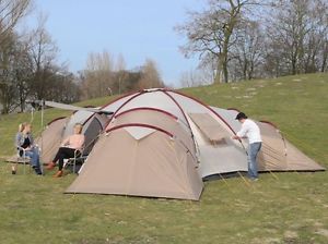 Tenda da campeggio SKANDIKA mod. TURIN 12 persone posti - NUOVA - 3 camere