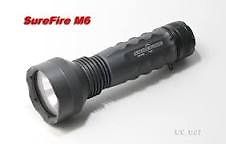 Surefire M6 Guardian 500 lumens c/w New Model FM25 red filter six new batteries