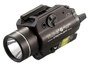Streamlight TLR-2 G Rail-Mounted Tactical Light with Integrated Aiming Laser