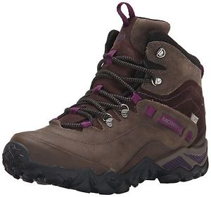 Merrell CHAM SHIFT TRAVELER WTPF Damen Trekking & Wanderstiefel Green (Ol... New