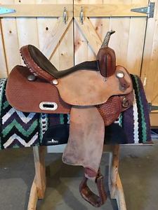 14.5" Pro Rider Barrel Saddle