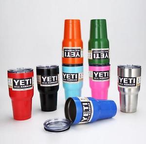 ftroop22 30oz Tumbler Cup Lid Stainless Steel Coffee Vehicle Mug 50pcs
