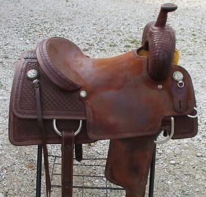 15.5" Reinsman Ranch Cutting saddle