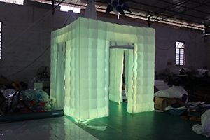 Stagerbooth® Inflatable Portable Photo Booth Enclosure with 16 Colors LED