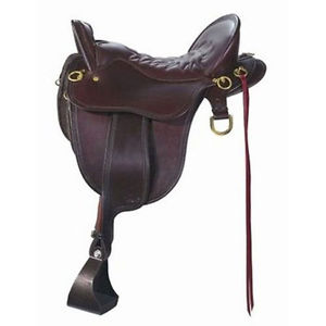 146-620-6153-12 Tucker River Plantation Trail Saddle 16.5 Inch Wide Tree Brn NEW