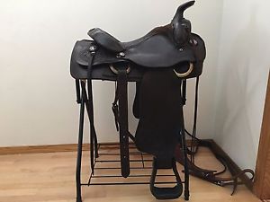 Western Saddle 15.5 Inch Ranch/Roping or Trail (Unbranded)