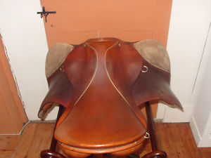 Rare 19" Seat German made Stubben Siegfried Johs.Krefeld