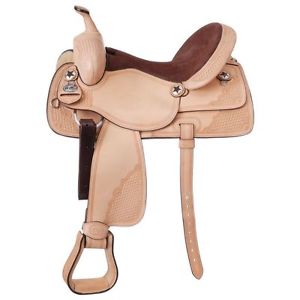 Tough-1 Saddle Trail All Around Competition Tack 17" Light Oil KS1007