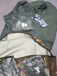BRITISH ARMY MODULAR SLEEPING SYSTEM X2 BAGS,BIVI,BASHA, SET UP KIT..JOBLOT