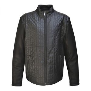 Giacca di pelle - MUSTAFA Giacca Uomo Giacca In Vera Pelle nero