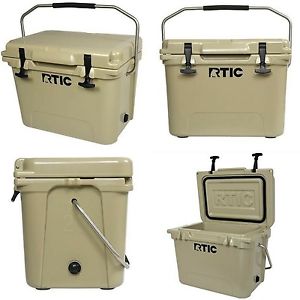 ~ NEW TAN RTIC 20 COOLER ~ TUNDRA ~ Free Shipping