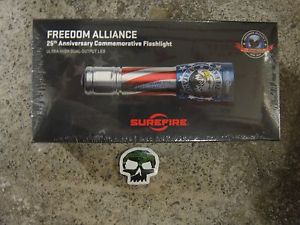 SUREFIRE RARE FURY FREEDOM ALLIANCE 2015 FLASHLIGHT 25TH ANNIVERSARY