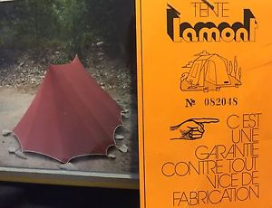 Tente canadienne Vintage 2 Places 1960 Marque Lamont