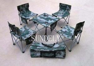 Lightweight Folding Camping Picnic Party Garden Outdoor BBQ Table&Chairs Set New