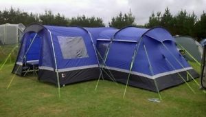 Kalahari 10 camping tent, porch, carpet, foot print and more