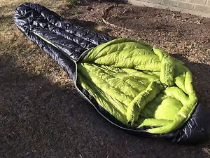 Marmot Plasma Shiny Down Sleeping Bag 30 Long Perfect Condition