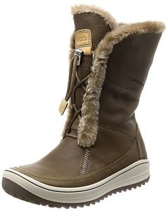 ECCO Women's Trace Tie Snow Boot Birch 10-10.5 B(M) US FREE SHIPPING