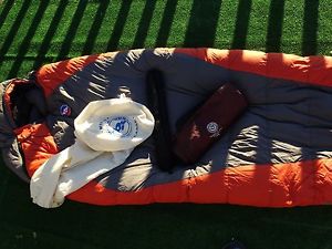 Big Agnes mystic 15 long:  complete sleeping package
