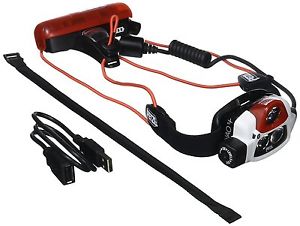 PETZL NAO+ Performance Headlamp, multi-activity lighting profile Red/White, NEW