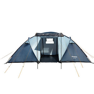 Outdoor Family Camping Festival Tent 6-Person Two Large Bedroom Tunnel 3Season