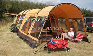 Outwell Hawaii Reef Canvas Tent, Front Extension, Carpet - EXCELLENT Condition