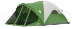 Camping Tent Hiking Picnic Coleman Evanston Screened 6 Person