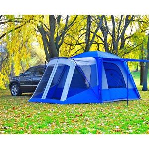 Portable Camping Tent 10 Feet 6 ppl Waterproof Screen SUV Cabin Hiking Carry Bag