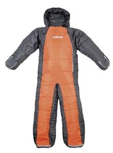 Captain stag sleeping bag washable human type orange gray UB-11 Outdoor Camping