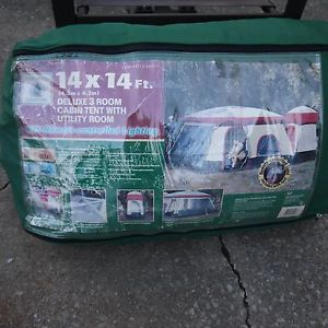 Northwest Territory, Deluxe  cabin tent, 14x14, 3 rm, plus utility rm