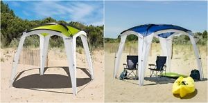 GAZEBO TENDA PARASOLE CAMPEGGIO SPIAGGIA MARE BRUNNER MEDUSA II 3X3