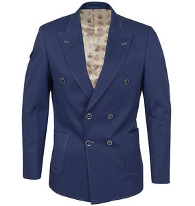 Hommes nouveauté Veste Claudio Lugli 1093 Habillé Mariage L/S Blazer Marine