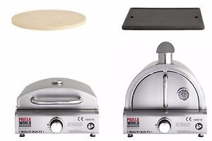 MULTI-KULTI® Set4 Multifunktionales Grillsystem Gasgrill Campinggrill + Zubehör