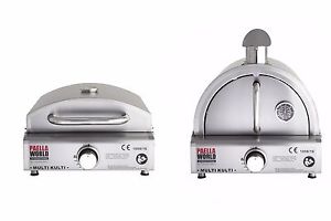 MULTI-KULTI® Set2 Multifunktionales Grillsystem Gasgrill Campinggrill + Zubehör