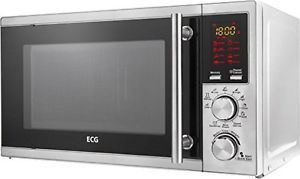 ECG, MTD 205 SS, Forno a microonde con comandi digitali, 20 L, 700 W, in acciaio