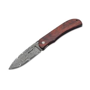 Böker Plus Exskelibur 1 Damast Cocobolo Taschenmesser Cocobolo