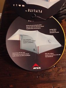 New MSR FlyLite Tent With Footprint Included Shelter Wing Tarp Ultralight