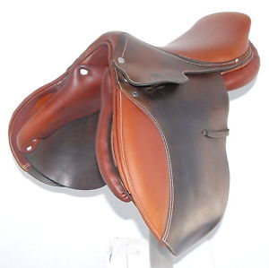 17.5" HERMES SADDLE (SO16396) NEW SEAT AND KNEE PADS!!! - DWC