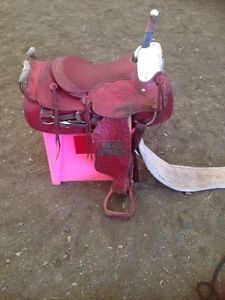 vintage Veach 14" Trick Saddle
