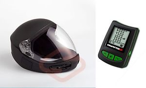 Kiss skydiving helmet (black) + L&B Quattro digital audible
