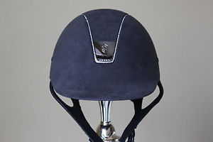 SAMSHIELD Premium Alcantara 255 Swarovski Riding helmet NEW