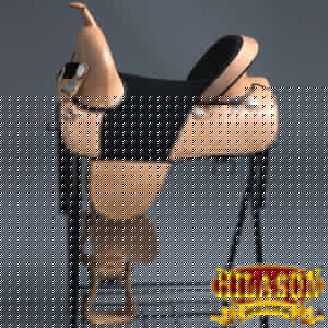 TW103BZTA CLASSIC HILASON TREELESS WESTERN TRAIL BARREL RACING LEATHER SADDLE 15