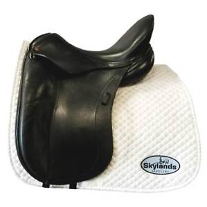 HOLD: Used Schleese HK (Heike Kemmer) Dressage Saddle - Size: 17.5" - Black