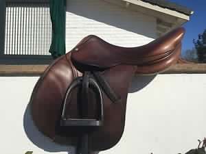 Antares 17 inch saddle plus CWD  leathers and stirrups