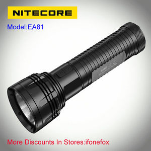 Nitecore EA81 2150Lumens 8+AA Battery CREE XHP50 LED Handheld Camping Flashlight
